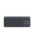920-007143 920-007143 Logitech Wireless Touch Keyboard K400 Plus - Black (Qwerty)