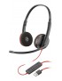 77R32A6 77R32A6 HP Blackwire C3220 USB-A Black Headset (Bulk) 209745-104