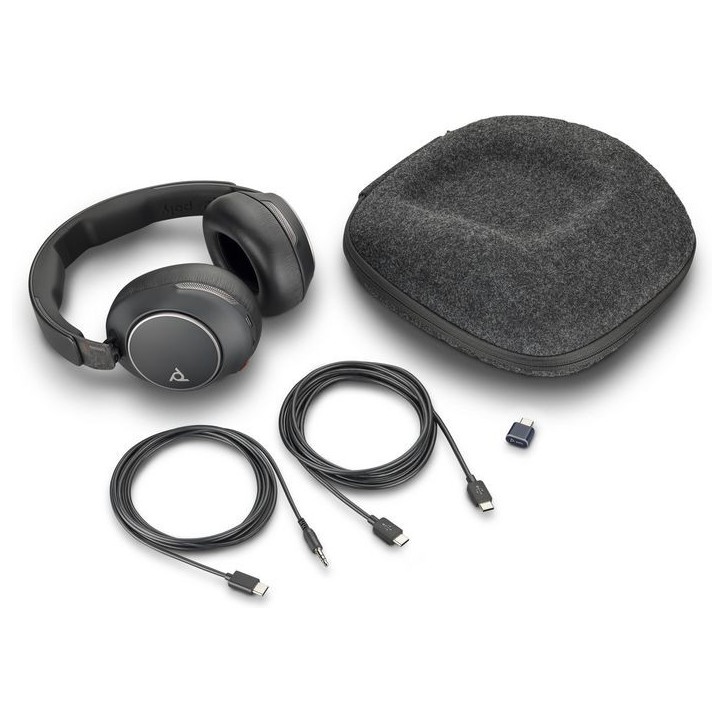 8G7T9AA HP Voyager Surround 80 UC USB-C Headset +USB-C/A Adapter 220116-01