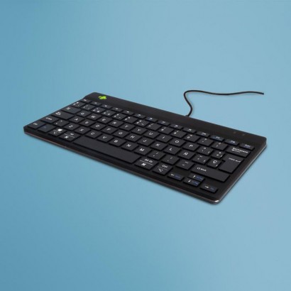 RGOCOESWDBL R-Go Tools R-Go Compact Break keyboard QWERTY (ES), wired, black