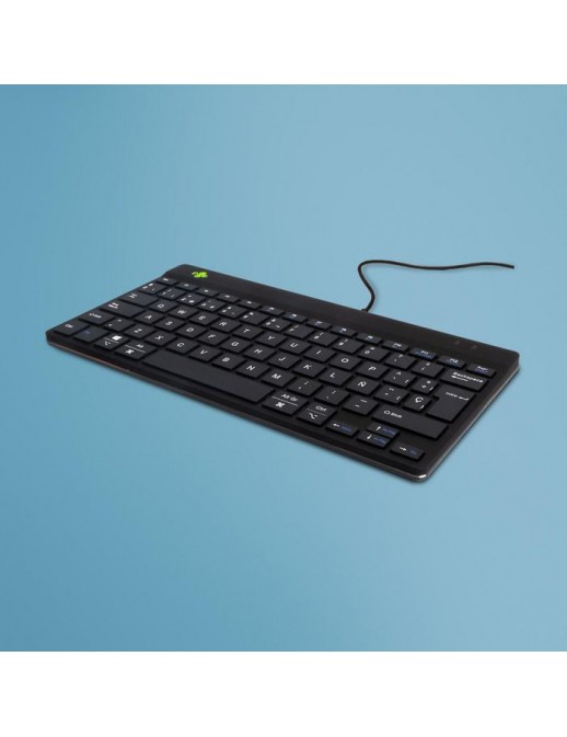 RGOCOESWDBL R-Go Tools R-Go Compact Break keyboard QWERTY (ES), wired, black