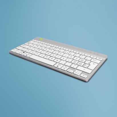 RGOCOCHWLWH R-Go Tools R-Go Compact Break keyboard, QWERTZ (CH), bluetooth, white