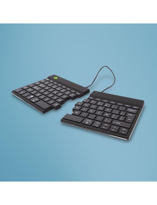 RGOSBBEWLBL R-Go Tools R-Go Split Break keyboard, AZERTY (BE), bluetooth, black