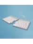 RGOSBFRWLWH RGOSBFRWLWH R-Go Tools R-Go Split Break keyboard, AZERTY (FR), bluetooth, white