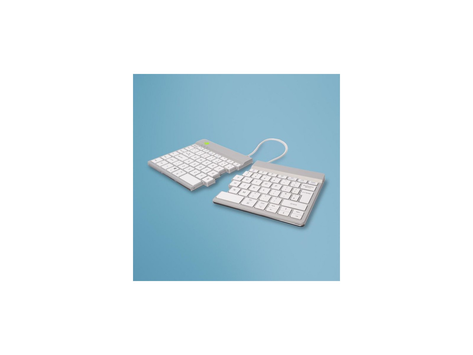 RGOSBUKWLWH RGOSBUKWLWH R-Go Split Break keyboard, QWERTY (UK), bluetooth, white RGOSBUKWLWH RGOSBUKWLWH R-Go Split Break keyboard, QWERTY (UK), bluetooth, white