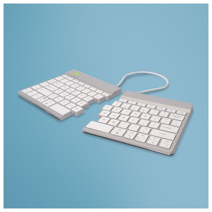 RGOSBUSWLWH R-Go Split Break keyboard, QWERTY (US), bluetooth, white RGOSBUSWLWH R-Go Split Break keyboard, QWERTY (US), bluetooth, white