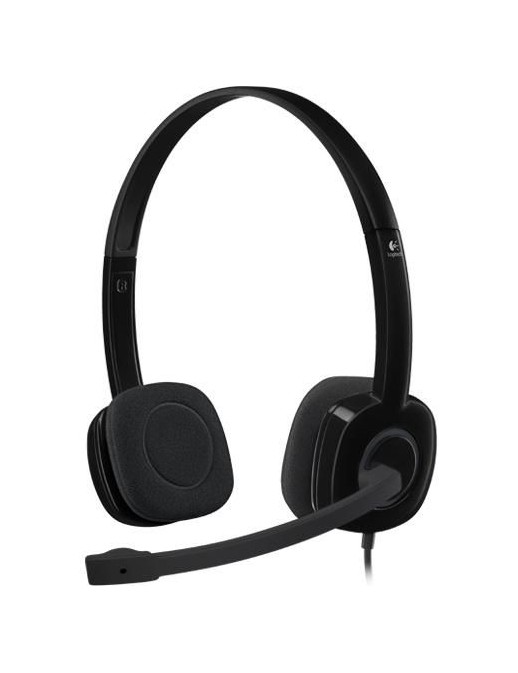 981-000587 981-000587 Logitech H151 Stereo Headset Wired Head-band Office/Call center Black