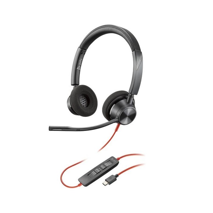 76J18AA HP Blackwire 3320 USB-C Headset 213935-101