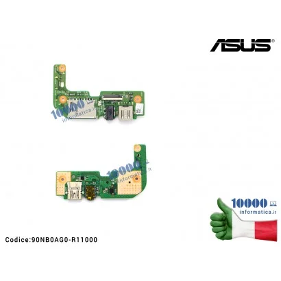 Connettore I/O USB Audio Board SD Card ASUS X555UJ X555UA X555U X555UB X555UF 90NB0AF0-R11001 90NB0AQ0-R10021 90NB0AX0-R10021 90NB0AG0-R11001