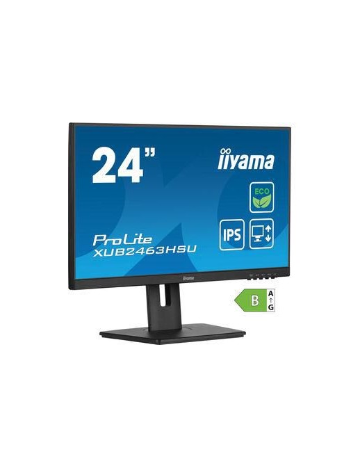 XUB2463HSU-B1 XUB2463HSU-B1 iiyama 24" ETE IPS , Eye Comfort/Safe 2.0,1920x1080,15cm Adj. Stand,250cd/m²,Speakers, HDMI,DP,3m...