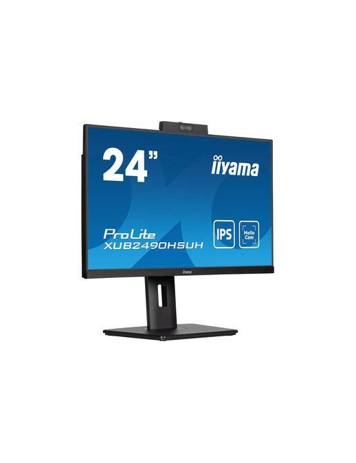 XUB2490HSUH-B1 iiyama 24" ETE IPS,1920x1080,Webcam 1080P Auto, 15cm Adj. Stand,4ms,250cd/m²,Speakers,HDMI,DP,FreeSync,USB 3x3.2