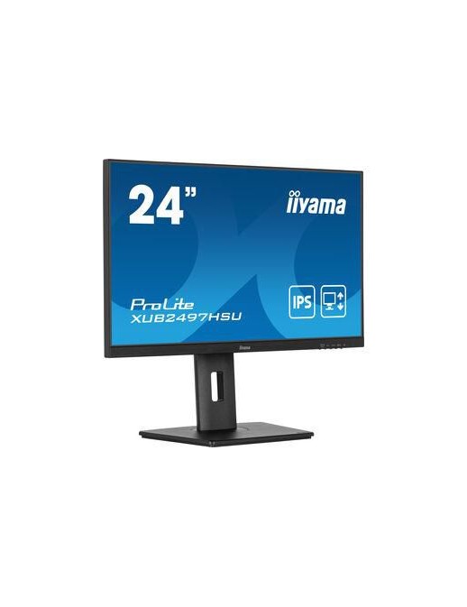 XUB2497HSU-B1 XUB2497HSU-B1 iiyama 24" IPS, 1920x1080@100Hz,15cm Height Adj. Stand,1ms,Adaptive Sync,250cd/m²,Speakers,HDMI,D...
