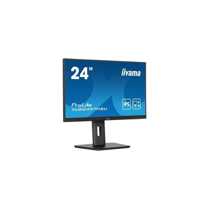 XUB2497HSU-B1 iiyama 24" IPS, 1920x1080@100Hz,15cm Height Adj. Stand,1ms,Adaptive Sync,250cd/m²,Speakers,HDMI,DP, USB 2x 2.0 XUB2497HSU-B1 iiyama 24" IPS, 1920x1080@100Hz,15cm Height Adj. Stand,1ms,Adaptive Sync,250cd/m²,Speakers,HDMI,DP, USB 2x 2.0