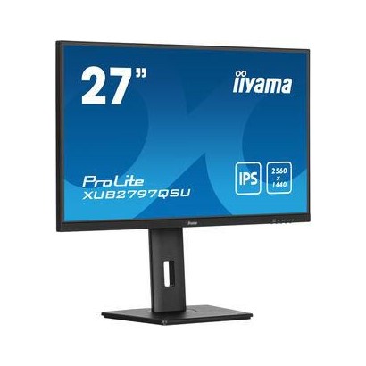 XUB2797QSU-B1 XUB2797QSU-B1 iiyama 27" IPS, 2560x1440@100Hz QHD, 1ms, FreeSync,15cm Height Adj. Stand, 250cd/m², HDMI, DP, Sp...