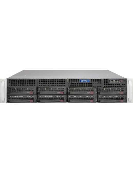 SERVER-EX-4210-32-R8-HW-5X6TB-WS Ernitec Xeon 4210, 32GB, 500GB NVMe, 5x6TB HDD. 2x 1GbE, IPMI, 2x 800W, Windows Server 2022 Sta