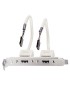 33147 33147 Lindy PC Back Plate, USB 2.0, 2 Port