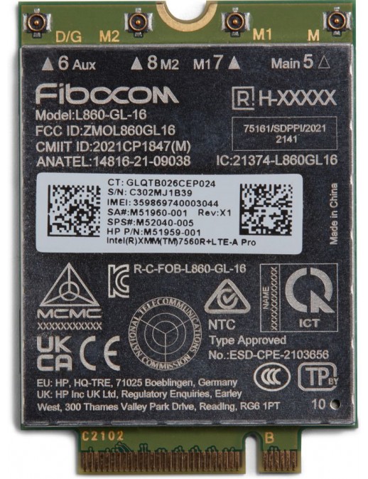 5R8X8AA#ABB 5R8X8AAABB HP XMM 7560 R+ LTE-Advanced Pro WWAN-EURO