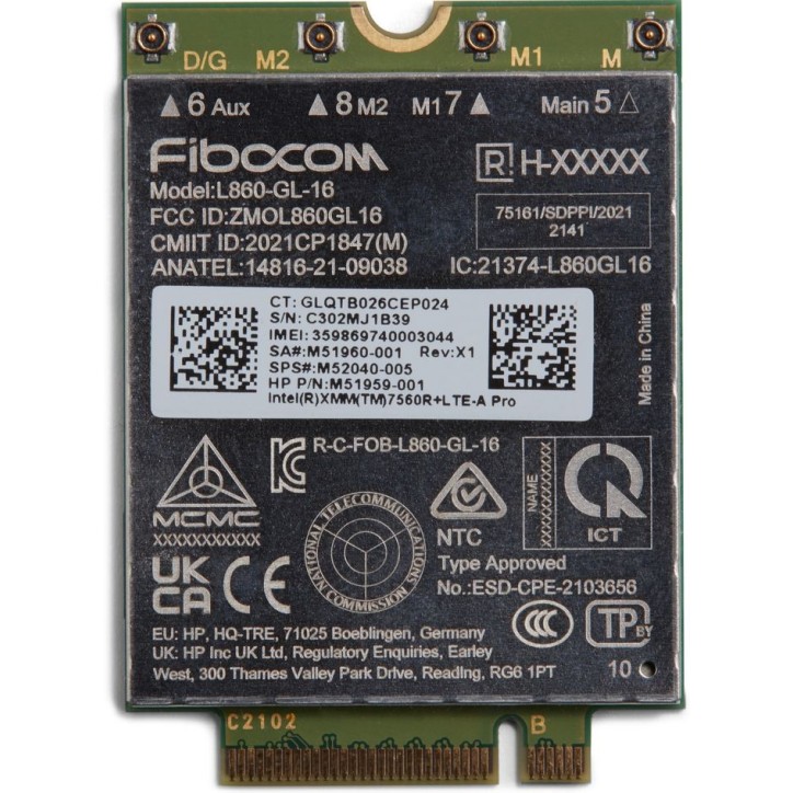 5R8X8AAABB HP XMM 7560 R+ LTE-Advanced Pro WWAN-EURO