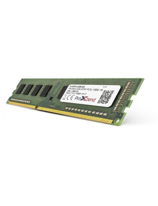 D-DDR3-4GB-004 D-DDR3-4GB-004 ProXtend 4GB DDR3 PC3L-12800 1600MHz 827371