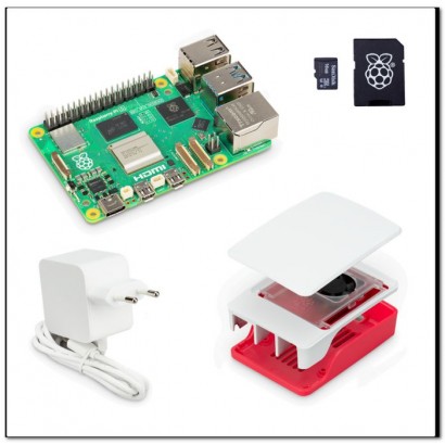 84858 Raspberry Pi Consist of:br- Raspberry Pi 5 8GBbr- Raspberry Pi PSU Pi 5 white 27Wbr-...