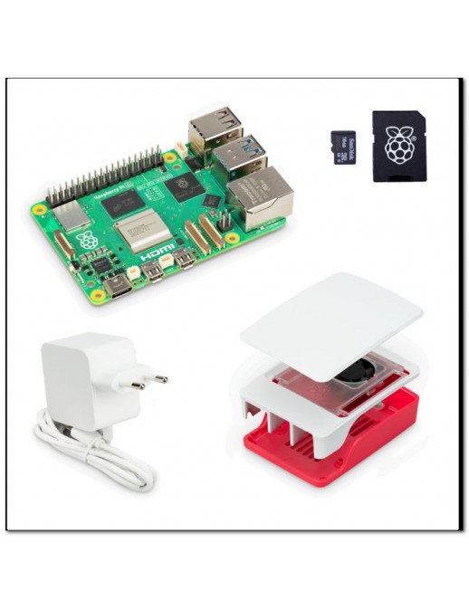 84858 Raspberry Pi Consist of:br- Raspberry Pi 5 8GBbr- Raspberry Pi PSU Pi 5 white 27Wbr- µSD-KARTE RASPOS Bookworm 32GBbr- Ras