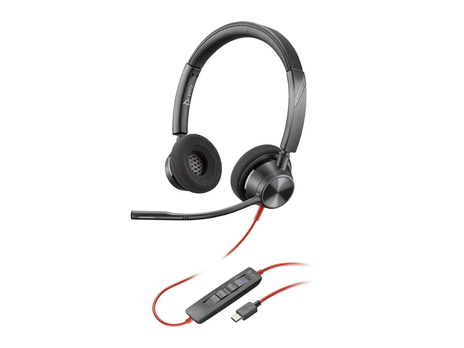 76J19AA 76J19AA HP Blackwire 3320 Microsoft Teams Certified USB-C Headset 214013-101