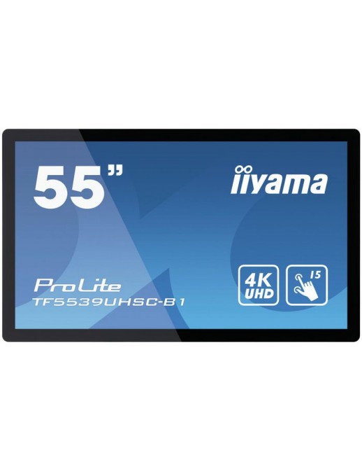 TF5539UHSC-B1AG iiyama ProLite TF5539UHSC-B1AG touch screen monitor 139.7 cm (55") 3840 x 2160 pixels Multi-touch Multi-user Bla