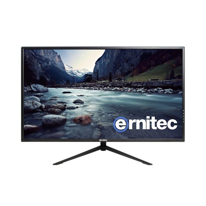 0070-24132-POE Ernitec 32'' Unique POE powered Surveillance monitor for 24/7 Use, 4K Resolution