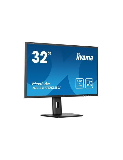 XB3270QSU-B1 iiyama 32" IPS-panel, 2560x1440, 250cd/m², 3ms, Speakers, DisplayPort, 2xHDMI, USB 3x 3.2, 15cm Height Adj. Stand