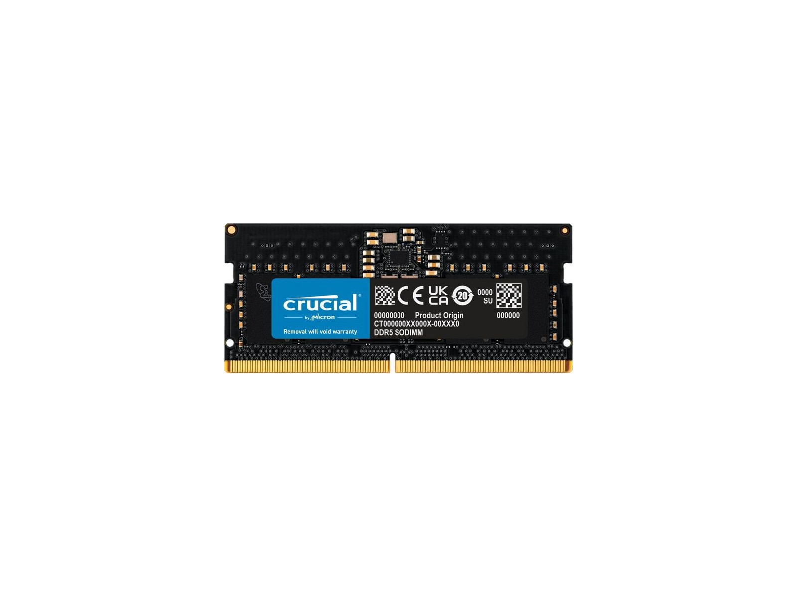 CT8G48C40S5 CT8G48C40S5 Crucial Memory Module 8 Gb 1 X 8 Gb Ddr5 4800 Mhz CT8G48C40S5 CT8G48C40S5 Crucial Memory Module 8 Gb 1 X 8 Gb Ddr5 4800 Mhz