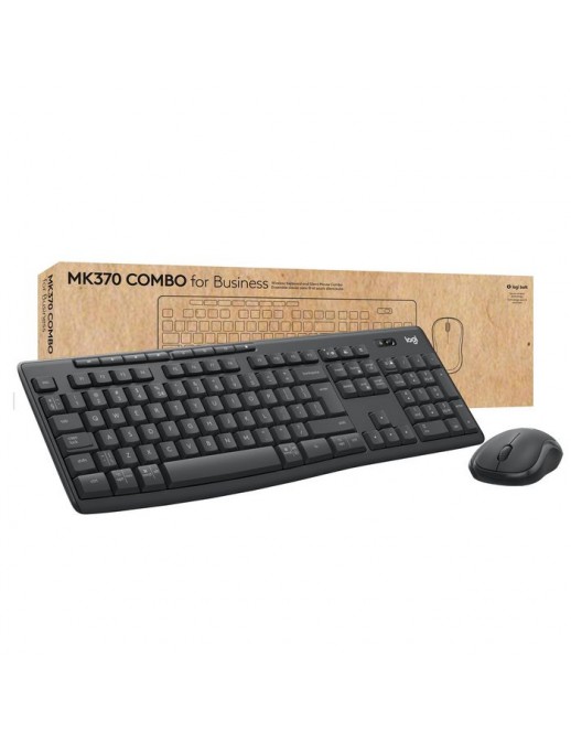 920-012077 920-012077 Logitech Mk370 Combo For Business Keyboard Mouse Included Rf Wireless + Bluetooth Qwerty Us Internation...
