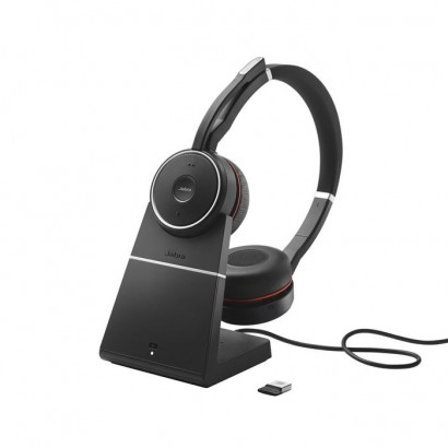 7599-848-199 Jabra Evolve 75 SE UC Stereo - Headset - on-ear Bluetooth wireless active noise...