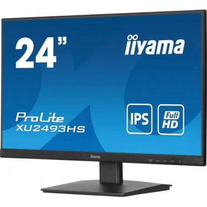 XU2493HS-B6 XU2493HS-B6 iiyama 24" ETE IPS-panel, 1920x1080@100Hz, 4ms, 250cd/m², Speakers, HDMI, DisplayPort (23,8" VIS)