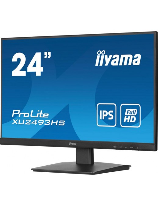 XU2493HS-B6 iiyama 24" ETE IPS-panel, 1920x1080@100Hz, 4ms, 250cd/m², Speakers, HDMI, DisplayPort (23,8" VIS)