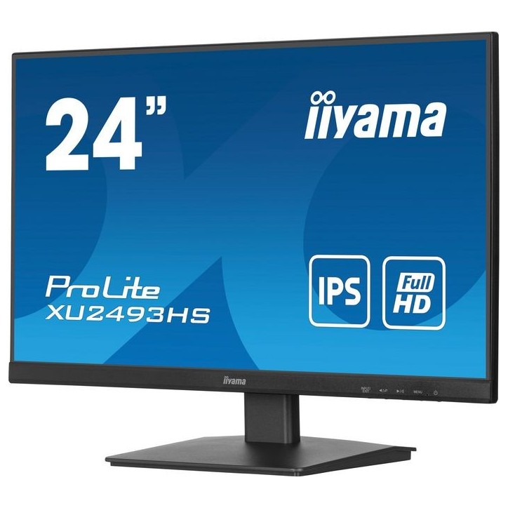 XU2493HS-B6 iiyama 24" ETE IPS-panel, 1920x1080@100Hz, 4ms, 250cd/m², Speakers, HDMI, DisplayPort (23,8" VIS)