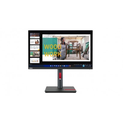 63B4GAT6EU 63B4GAT6EU Lenovo Thinkvision P24Q-30 60.5 Cm (23.8") 2560 X 1440 Pixels Quad Hd Led Black