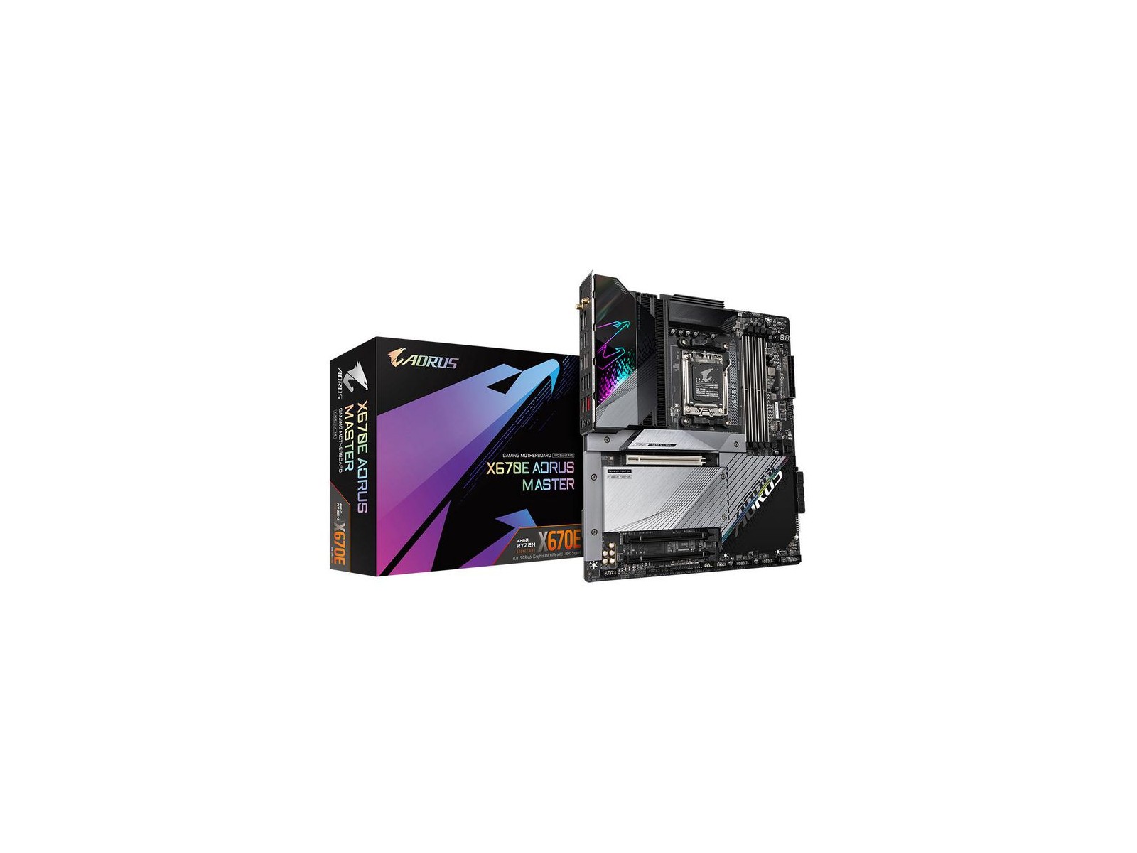 X670E AORUS MASTER X670E AORUS MASTER Gigabyte (Rev. 1.0) Motherboard Amd X670 Socket Am5 Atx X670E AORUS MASTER X670E AORUS MASTER Gigabyte (Rev. 1.0) Motherboard Amd X670 Socket Am5 Atx