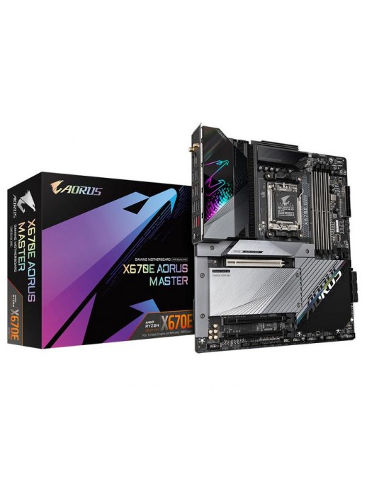 X670E AORUS MASTER X670E AORUS MASTER Gigabyte (Rev. 1.0) Motherboard Amd X670 Socket Am5 Atx