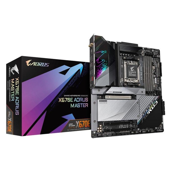 X670E AORUS MASTER Gigabyte (Rev. 1.0) Motherboard Amd X670 Socket Am5 Atx X670E AORUS MASTER Gigabyte (Rev. 1.0) Motherboard Amd X670 Socket Am5 Atx