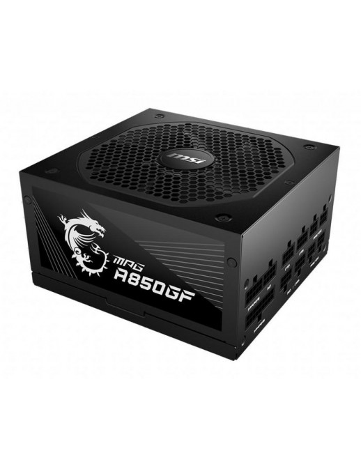 MPG A850GF MPG A850GF MSI Uk Psu '850W, 80 Plus Gold Certified, Fully Modular, 100% Japanese Capacitor, Flat Cables, Atx Powe...