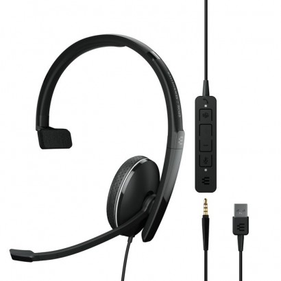 1000900 1000900 EPOS Sennheiser Adapt 135T USB II - ADAPT 100 Series headset on-ear wired USB 3.5 mm jack black Certified for...