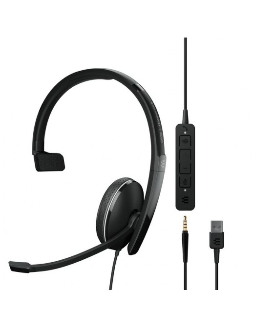 1000900 1000900 EPOS Sennheiser Adapt 135T USB II - ADAPT 100 Series headset on-ear wired USB 3.5 mm jack black Certified for...