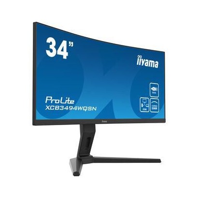 XCB3494WQSN-B5 iiyama 34", curved, 1500R, VA, matte finish, 0.4 ms, 3440 x 1440 px, 120Hz, USB-C,...