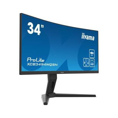 XCB3494WQSN-B5 XCB3494WQSN-B5 iiyama 34", curved, 1500R, VA, matte finish, 0.4 ms, 3440 x 1440 px, 120Hz, USB-C, HDMI, DP, 2x...