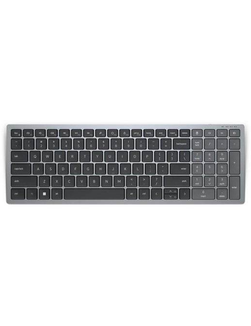 KB740-GY-R-NOR Dell Kb740 Keyboard Rf Wireless + Bluetooth Qwerty Nordic Grey, Black