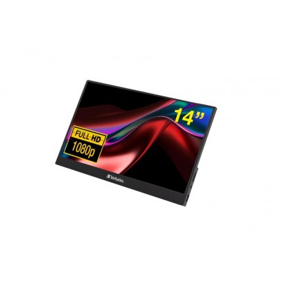 49590 49590 Verbatim PM-14 Portable Monitor 14" Full HD 1080p