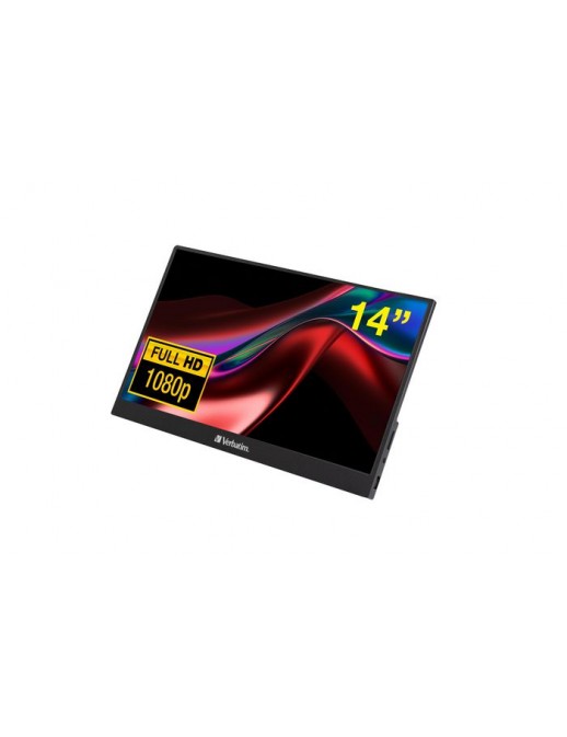 49590 49590 Verbatim PM-14 Portable Monitor 14" Full HD 1080p