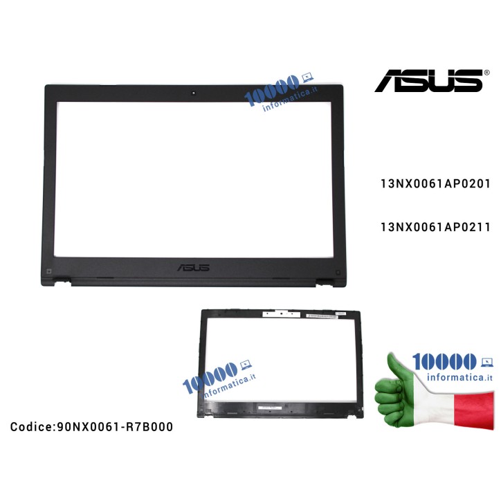 Cornice Display Bezel LCD ASUS P552 P552L P2520LA P552SA P552SJ P552LJ P2520L P552S P553U P553UA P553UJ 13N0-TLA0F01 13NX0061AP0201 13NX0061P02012 13NX0061AP0211