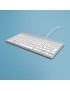 RGOCOUKWDWH RGOCOUKWDWH R-Go Tools Compact Break ergonomic keyboard QWERTY (UK), wired, white