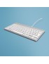RGOCOCHWDWH RGOCOCHWDWH R-Go Tools Compact Break ergonomic keyboard QWERTZ (CH), wired, white